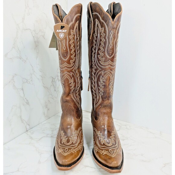 Ariat Women's Casanova Western Boot Shades of Grain Size 7.5 Snip Toe - Picture 5 of 16